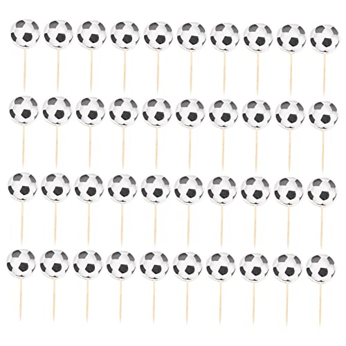 PERSELOSO 24 Stück Fußball Zahnstocher Flaggen Topper Geburtstagskuchen Picks Dekoration Für Partys Mousse Fächer Geburtstagskerze Pfanne Fußball Kuchen Picks PERSELOSO 24 Stück Fußball Zahnstocher Flaggen Topper Geburtstagskuchen Picks Dekoration Für Partys Mousse Fächer Geburtstagskerze Pfanne Fußball Kuchen Picks von PERSELOSO