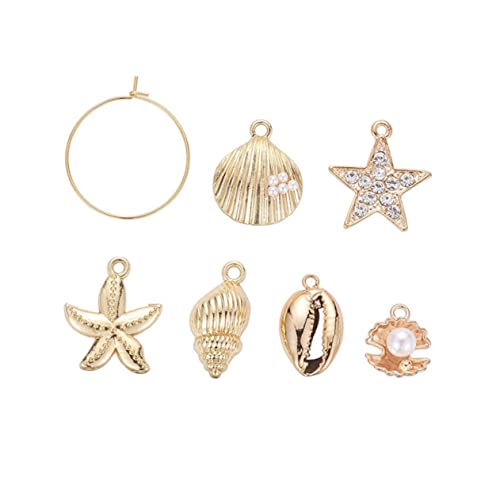 PERSELOSO 24 Stück Teiliges Set Ohrring Anhänger im Maritimen Stil DIY Schmuckzubehör für Ohrringe Kreative Deko Elemente und Bastelprojekte PERSELOSO 24 Stück Teiliges Set Ohrring Anhänger im Maritimen Stil DIY Schmuckzubehör für Ohrringe Kreative Deko Elemente und Bastelprojekte von PERSELOSO