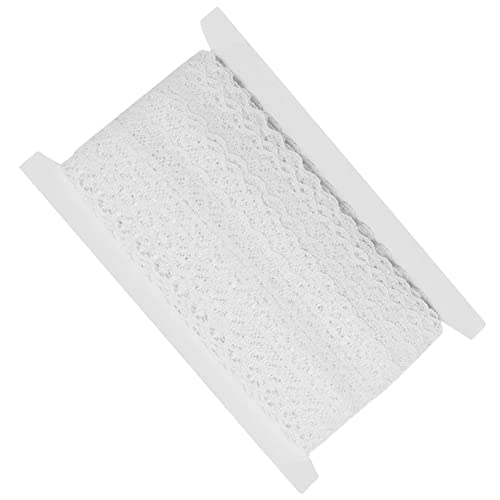 PERSELOSO 25 Spitzen zubehör Hochzeit Schnürsenkel Stoff Fransen Bänder DIY Blumen-Spitzenband Spitzenbesatzband nähen Nähmaterial Nähen trimmen Bandspitze Polyestergarn Weiß PERSELOSO 25 Spitzen zubehör Hochzeit Schnürsenkel Stoff Fransen Bänder DIY Blumen-Spitzenband Spitzenbesatzband nähen Nähmaterial Nähen trimmen Bandspitze Polyestergarn Weiß von PERSELOSO