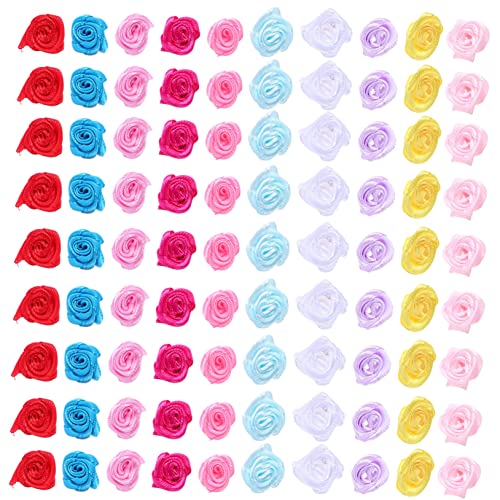PERSELOSO 250 Stück DIY Satin Rosenblüten Handgemachte Blumen für Bastelprojekte Gemischte Farben für Dekoration und Kreative Anwendungen PERSELOSO 250 Stück DIY Satin Rosenblüten Handgemachte Blumen für Bastelprojekte Gemischte Farben für Dekoration und Kreative Anwendungen von PERSELOSO