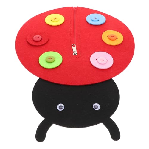 PERSELOSO 2Er Set Vlies Knopfspielzeug Vorschul Knopfübungen Kindergarten Reißverschluss Basteln Knopf Stoffbrett Kindergarten Knöpfe Basteln Kindergarten Klassenzimmer Must Haves von PERSELOSO