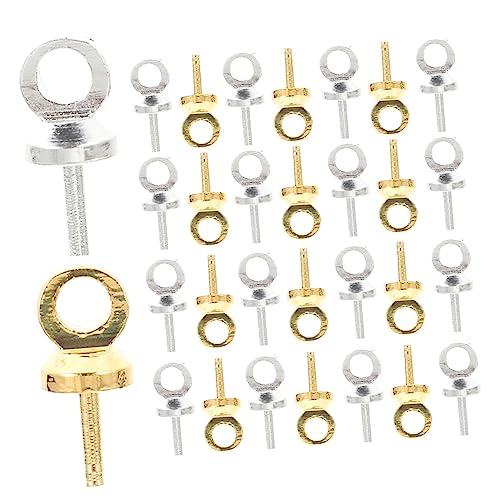 PERSELOSO 2Sätze DIY Schmuck Anhängermaterial Schraubenaugenhaken für Halsketten Armbänder und Ohrringe Langlebig und Rostfrei PERSELOSO 2Sätze DIY Schmuck Anhängermaterial Schraubenaugenhaken für Halsketten Armbänder und Ohrringe Langlebig und Rostfrei von PERSELOSO