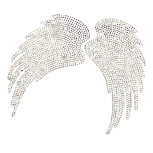 PERSELOSO 2Stücke Glitzernde Engelsflügel Aufnäher Dekorative Patches für DIY Kleidungsapplikationen für Projekte und Gestaltung PERSELOSO 2Stücke Glitzernde Engelsflügel Aufnäher Dekorative Patches für DIY Kleidungsapplikationen für Projekte und Gestaltung von PERSELOSO