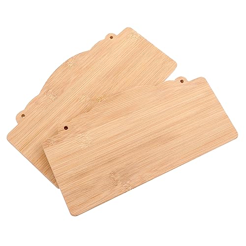 PERSELOSO 2Stücke Hängende Holzschilder Unbeschriftete DIY Plaketten für Bastelprojekte zum Dekorieren und Personalisieren von Räumen mit Löchern für Einfaches PERSELOSO 2Stücke Hängende Holzschilder Unbeschriftete DIY Plaketten für Bastelprojekte zum Dekorieren und Personalisieren von Räumen mit Löchern für Einfaches von PERSELOSO