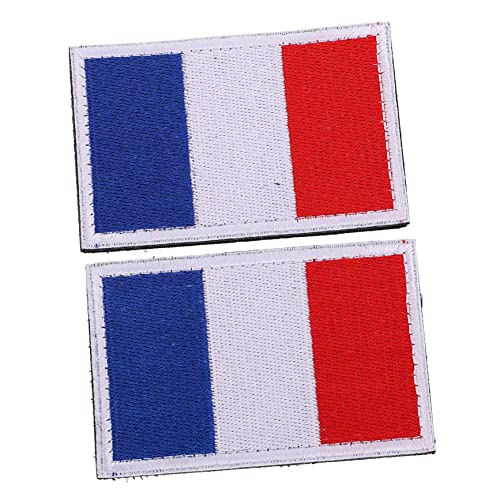 PERSELOSO 2Stücke Nationalflaggen Patches Bestickte Aufnäher für DIY Projekte für Kleidung Hüte und Rucksäcke Maschinenwaschbar Charmante Design Optionen von PERSELOSO