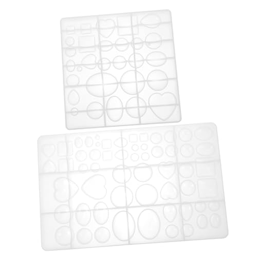 PERSELOSO 2Stücke Silikon Gießform für Schmuck DIY Harz Cabochons Hochwertige Epoxidharz Silikonform für Ohrringe und Anhänger für Handwerksprojekte PERSELOSO 2Stücke Silikon Gießform für Schmuck DIY Harz Cabochons Hochwertige Epoxidharz Silikonform für Ohrringe und Anhänger für Handwerksprojekte von PERSELOSO