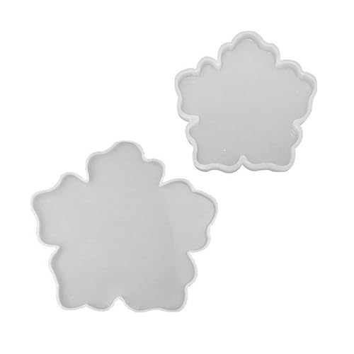 PERSELOSO 2Stücke Silikonform für Untersetzer Blumenform DIY Epoxidharz Formen für Bastelprojekte und Einfach zu Reinigen für Designs PERSELOSO 2Stücke Silikonform für Untersetzer Blumenform DIY Epoxidharz Formen für Bastelprojekte und Einfach zu Reinigen für Designs von PERSELOSO