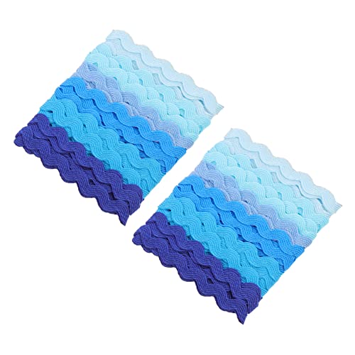 PERSELOSO 2Stücke Wellenrand Nähbänder Dekoratives Stickband für Kleidung und DIY Projekte Strapazierfähiges Vielseitig Einsetzbar für Bastelarbeiten PERSELOSO 2Stücke Wellenrand Nähbänder Dekoratives Stickband für Kleidung und DIY Projekte Strapazierfähiges Vielseitig Einsetzbar für Bastelarbeiten von PERSELOSO