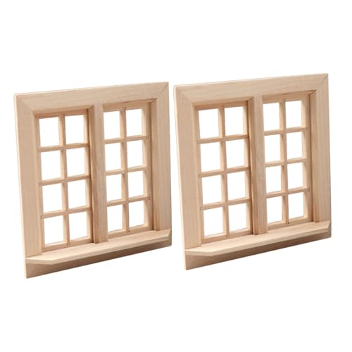 PERSELOSO 2stücke Miniatur Holzfensterrahmen Für Puppenhaus Dekoration Unbemalt Für Miniaturmöbel Und Kreative Projekte Maßstab Holzbausatz Für Bastelarbeiten PERSELOSO 2stücke Miniatur Holzfensterrahmen Für Puppenhaus Dekoration Unbemalt Für Miniaturmöbel Und Kreative Projekte Maßstab Holzbausatz Für Bastelarbeiten von PERSELOSO