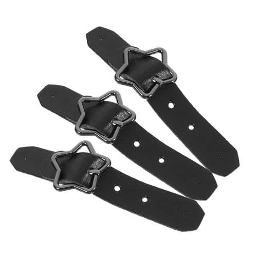 PERSELOSO 3 Stück Fünfzackige Sternschnalle Kette Klicker annähbare Knebelverschlüsse Knopf Stift Ringe Metallknöpfe jackenverschluss Mantelschnalle Knebelverschluss aus Metall Leder Black PERSELOSO 3 Stück Fünfzackige Sternschnalle Kette Klicker annähbare Knebelverschlüsse Knopf Stift Ringe Metallknöpfe jackenverschluss Mantelschnalle Knebelverschluss aus Metall Leder Black von PERSELOSO