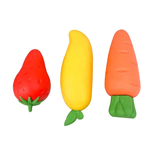 PERSELOSO 3 Stück Kawaii Radiergummis Kreative Obstformen Erdbeere Mango Karotte für Schüler Praktische Mini Radierer für Kunst und Schule Spaßige und Funktionale Lernhilfen PERSELOSO 3 Stück Kawaii Radiergummis Kreative Obstformen Erdbeere Mango Karotte für Schüler Praktische Mini Radierer für Kunst und Schule Spaßige und Funktionale Lernhilfen von PERSELOSO