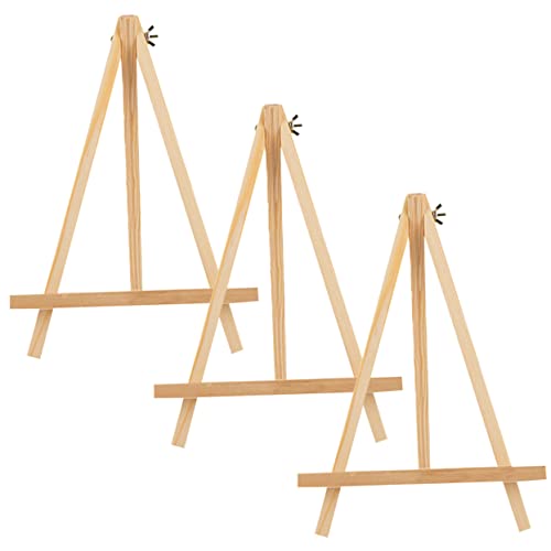 PERSELOSO 3 Stück Tischstaffelei Holz für Klappbare und Einstellbare Staffelei zum Malen und Ausstellen von Kunstwerken für Junge Künstler und Kreative Projekte PERSELOSO 3 Stück Tischstaffelei Holz für Klappbare und Einstellbare Staffelei zum Malen und Ausstellen von Kunstwerken für Junge Künstler und Kreative Projekte von PERSELOSO
