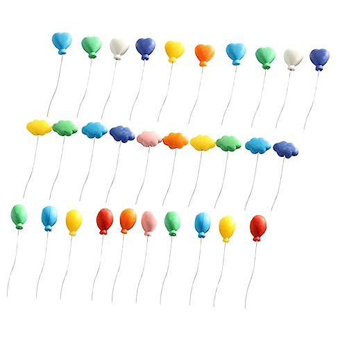 PERSELOSO 30 Stück Bunte Luftballons Mini-Ballon Klein Dekoration Für Zuhause Winzig Simulation Ornamente Mini-hausdekoration Miniaturornament Ballon Holen Luftballons-Modell Plastik PERSELOSO 30 Stück Bunte Luftballons Mini-Ballon Klein Dekoration Für Zuhause Winzig Simulation Ornamente Mini-hausdekoration Miniaturornament Ballon Holen Luftballons-Modell Plastik von PERSELOSO