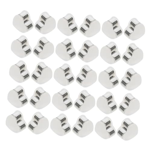 PERSELOSO 30 Stück Herzförmige Silikon Ohrringstopper Ohrstecker Verschlüsse für Damen Hypoallergen Wiederverwendbar Passend für Verschiedene Ohrringarten Elegantes Design für von PERSELOSO
