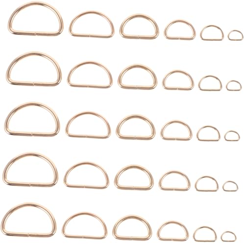 PERSELOSO 30 Stück Teiliges D Ring Schlüsselanhänger aus Langlebigem Metall Vielseitige Clips für DIY Lederhandtaschen Gürtel Armbänder Schuhe und Taschen Praktische Ersatz Hardware für PERSELOSO 30 Stück Teiliges D Ring Schlüsselanhänger aus Langlebigem Metall Vielseitige Clips für DIY Lederhandtaschen Gürtel Armbänder Schuhe und Taschen Praktische Ersatz Hardware für von PERSELOSO