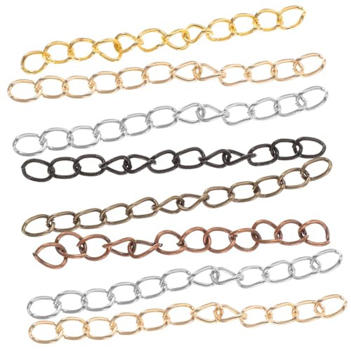 PERSELOSO 300 Stück DIY Verlängerungsketten für Schmuck Lange und Armbandverlängerungen Vielseitig Einsetzbar für Schmuckherstellung für an und Familie PERSELOSO 300 Stück DIY Verlängerungsketten für Schmuck Lange und Armbandverlängerungen Vielseitig Einsetzbar für Schmuckherstellung für an und Familie von PERSELOSO