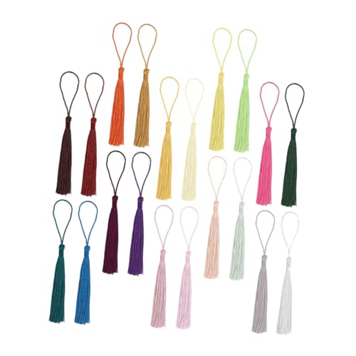 PERSELOSO 300 Stück Diy Quasten für Lesezeichen Handgemachte Leichte und Langlebige Quasten zur Dekoration von Taschen Kleidung und Tischwäsche für Kreative Bastelprojekte PERSELOSO 300 Stück Diy Quasten für Lesezeichen Handgemachte Leichte und Langlebige Quasten zur Dekoration von Taschen Kleidung und Tischwäsche für Kreative Bastelprojekte von PERSELOSO