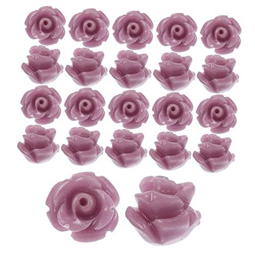 PERSELOSO 30Stücke DIY Blumenperlen Kunstharz Blütenperlen für Armbänder und Halsketten Violette Lose Perlen für Schmuckherstellung Vielseitige Bastelmaterialien PERSELOSO 30Stücke DIY Blumenperlen Kunstharz Blütenperlen für Armbänder und Halsketten Violette Lose Perlen für Schmuckherstellung Vielseitige Bastelmaterialien von PERSELOSO