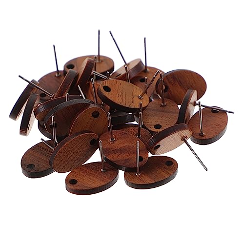 PERSELOSO 30Stücke Holz Ohrstecker DIY Ohrring Herstellungszubehör Langlebig und Sicher für Schmuckideen zum Basteln von Individuellen Ohrringen für Familie PERSELOSO 30Stücke Holz Ohrstecker DIY Ohrring Herstellungszubehör Langlebig und Sicher für Schmuckideen zum Basteln von Individuellen Ohrringen für Familie von PERSELOSO