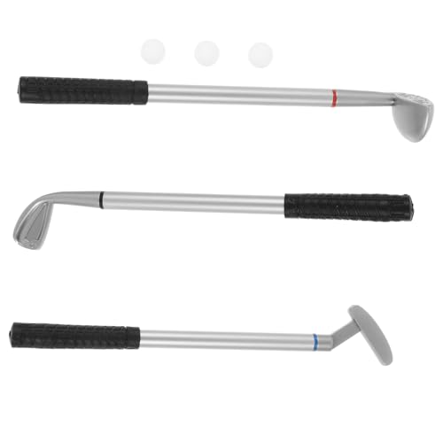 PERSELOSO 3Sätze Golf Kugelschreiber Teiliges Golfstock Design Dekorative Stifte für Schreibtisch Hochwertiges Briefpapier für Golfer Schwarzer Blauer und Roter Mine PERSELOSO 3Sätze Golf Kugelschreiber Teiliges Golfstock Design Dekorative Stifte für Schreibtisch Hochwertiges Briefpapier für Golfer Schwarzer Blauer und Roter Mine von PERSELOSO