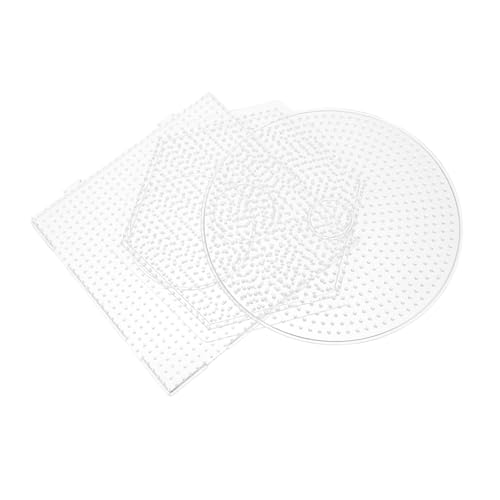 PERSELOSO 3Stücke DIY Kunststoffperlen Steckplatten Klare Pegboards für Fördert Kreativität und Handfertigkeit Verschiedene Formen für Unendliche Bastelideen PERSELOSO 3Stücke DIY Kunststoffperlen Steckplatten Klare Pegboards für Fördert Kreativität und Handfertigkeit Verschiedene Formen für Unendliche Bastelideen von PERSELOSO