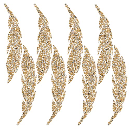 PERSELOSO 4 Paare Rhinestone Patches Patches Blattform Ersetzbare Bügel für Kleidung Taschen Hüte DIY Dekoration für Persönliche Projekte PERSELOSO 4 Paare Rhinestone Patches Patches Blattform Ersetzbare Bügel für Kleidung Taschen Hüte DIY Dekoration für Persönliche Projekte von PERSELOSO
