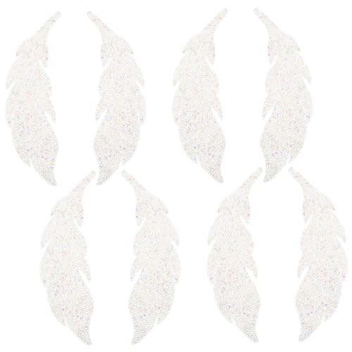PERSELOSO 4 Paare Wasserfeste Aufnäher für Kleidung Dekorative Blattform für Hüte Jacken Taschen und DIY Projekte Langlebige und Praktische Patches PERSELOSO 4 Paare Wasserfeste Aufnäher für Kleidung Dekorative Blattform für Hüte Jacken Taschen und DIY Projekte Langlebige und Praktische Patches von PERSELOSO