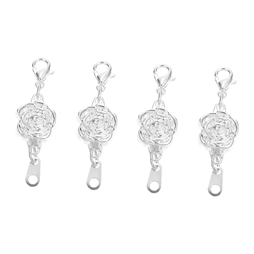 PERSELOSO 4 STÜCKE Schmuckverlängerung Kette für Halskette Armband und Fußkette Einfache Montage Dekorative Verbindungselemente Kompatibel mit Meisten Schmuckstücken Silberne Ausführung PERSELOSO 4 STÜCKE Schmuckverlängerung Kette für Halskette Armband und Fußkette Einfache Montage Dekorative Verbindungselemente Kompatibel mit Meisten Schmuckstücken Silberne Ausführung von PERSELOSO
