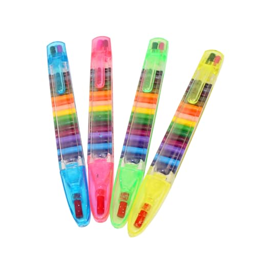 PERSELOSO 4 Stück 20 Wachsmalstift Buntstifte für Zufällige Farbe PERSELOSO 4 Stück 20 Wachsmalstift Buntstifte für Zufällige Farbe von PERSELOSO