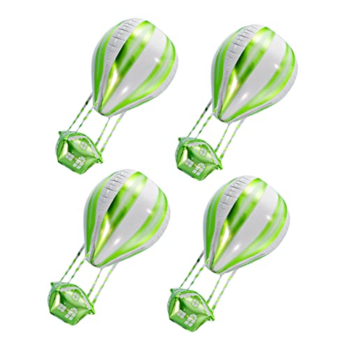 PERSELOSO 4 Stück Ballon Aus Aluminiumfolie Für Heißer Aluminiumballon Ö Folienballons Babyparty Film Schwebend Heißluftballon Ballon Heißluftballon Aluminiumballon Und Green PERSELOSO 4 Stück Ballon Aus Aluminiumfolie Für Heißer Aluminiumballon Ö Folienballons Babyparty Film Schwebend Heißluftballon Ballon Heißluftballon Aluminiumballon Und Green von PERSELOSO
