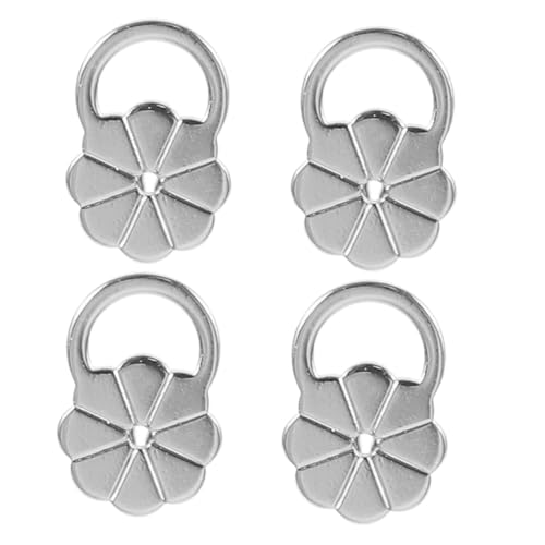 PERSELOSO 4 Stück Blumenförmige Ohrringverschlüsse Hypoallergenische Ohrstopper für Hängende Ohrringe Verstellbare Ohrringhalter für Schwere Ohrringe Finish und Sicher PERSELOSO 4 Stück Blumenförmige Ohrringverschlüsse Hypoallergenische Ohrstopper für Hängende Ohrringe Verstellbare Ohrringhalter für Schwere Ohrringe Finish und Sicher von PERSELOSO