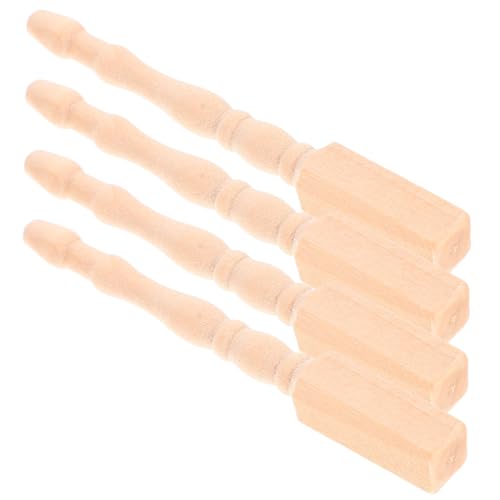 PERSELOSO 4 Stück Mini Tischbeine Miniatur Holzmöbel Puppenhausmöbel Ersatzbeine Holztischbeine Modelle Miniatur Puppenhausmöbel Beschläge Puppenhaus Beige Birke PERSELOSO 4 Stück Mini Tischbeine Miniatur Holzmöbel Puppenhausmöbel Ersatzbeine Holztischbeine Modelle Miniatur Puppenhausmöbel Beschläge Puppenhaus Beige Birke von PERSELOSO