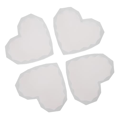 PERSELOSO 4 Stück Teiliges Herzförmiges Silikon Untersetzer Gießform DIY Epoxidharz Gießform für Kreative Bastelprojekte und Dekorationen PERSELOSO 4 Stück Teiliges Herzförmiges Silikon Untersetzer Gießform DIY Epoxidharz Gießform für Kreative Bastelprojekte und Dekorationen von PERSELOSO
