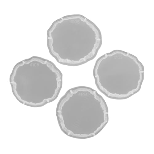 PERSELOSO 4 Stück Teiliges Silikon Gießform für Untersetzer DIY Epoxidharz Formen für Kreative Bastelprojekte Einfaches Entformen für und Dekoration PERSELOSO 4 Stück Teiliges Silikon Gießform für Untersetzer DIY Epoxidharz Formen für Kreative Bastelprojekte Einfaches Entformen für und Dekoration von PERSELOSO