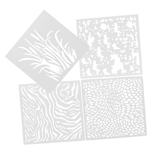 PERSELOSO 4 Stück Teiliges Wandmalerei Schablonen Wiederverwendbare Waschbare Schablonen für DIY Projekte Kreative Wanddekoration und Holzsignaturen Vielseitige Muster PERSELOSO 4 Stück Teiliges Wandmalerei Schablonen Wiederverwendbare Waschbare Schablonen für DIY Projekte Kreative Wanddekoration und Holzsignaturen Vielseitige Muster von PERSELOSO