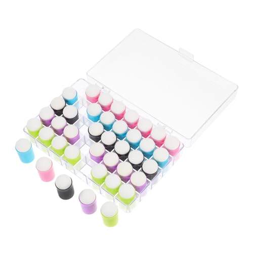 PERSELOSO 40 Stück Teiliges Schwammstempel für DIY Malen und Zeichnen mit Fingerfarbe Praktische Bastel Schwammstempel für Kreative Kunstprojekte Einfach zu Bedienen und Tragbar PERSELOSO 40 Stück Teiliges Schwammstempel für DIY Malen und Zeichnen mit Fingerfarbe Praktische Bastel Schwammstempel für Kreative Kunstprojekte Einfach zu Bedienen und Tragbar von PERSELOSO