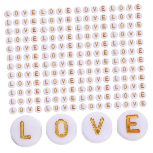PERSELOSO 400 Stück Acrylperlen Armband Buchstabenperlen Runde Perlen Armbandperlen Verschiedene Perlen für Armbänder Alphabet -Buchstabenperlen DIY zubehör PERSELOSO 400 Stück Acrylperlen Armband Buchstabenperlen Runde Perlen Armbandperlen Verschiedene Perlen für Armbänder Alphabet -Buchstabenperlen DIY zubehör von PERSELOSO