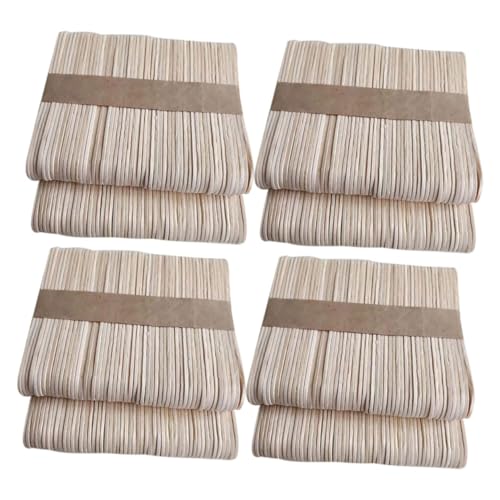 PERSELOSO 400 Stück Natürliche Holzstäbchen Glatt Ungiftig Umweltfreundlich Vielseitig für DIY Bastelprojekte Eisstiele Schul und Partybedarf für Kreative Holzarbeiten PERSELOSO 400 Stück Natürliche Holzstäbchen Glatt Ungiftig Umweltfreundlich Vielseitig für DIY Bastelprojekte Eisstiele Schul und Partybedarf für Kreative Holzarbeiten von PERSELOSO