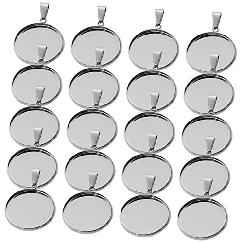 PERSELOSO 40Stücke DIY Anhänger Kit für Halsketten und Armbänder Runde Schmucktabletts mit Innenmaß für Schmuckherstellung und Projekte PERSELOSO 40Stücke DIY Anhänger Kit für Halsketten und Armbänder Runde Schmucktabletts mit Innenmaß für Schmuckherstellung und Projekte von PERSELOSO