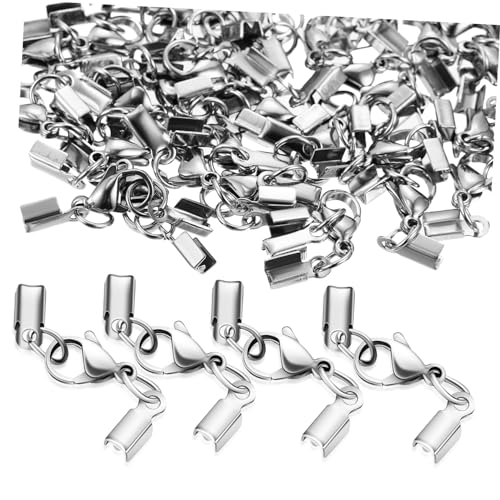 PERSELOSO 40Stücke Hummerverschlüsse für Schmuckherstellung DIY Armband und Halskettenverschlüsse Langlebige und Verbindungselemente für Handwerk und Projekte von PERSELOSO