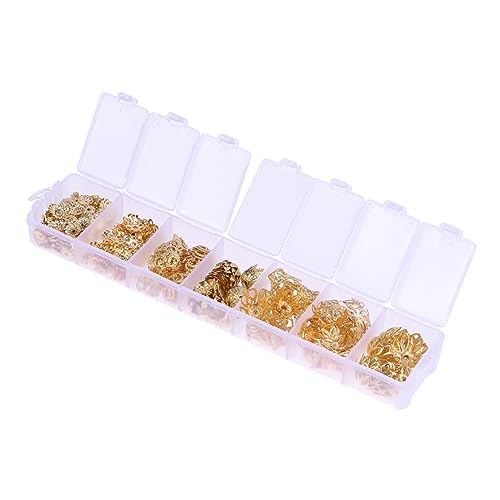 PERSELOSO 430Stücke DIY Blumenanhänger Legierung Stilvolle Aushöhlen Schmuckherstellung Zubehör für Armbänder Halsketten Schlüsselanhänger und Mehr Goldene Farbe PERSELOSO 430Stücke DIY Blumenanhänger Legierung Stilvolle Aushöhlen Schmuckherstellung Zubehör für Armbänder Halsketten Schlüsselanhänger und Mehr Goldene Farbe von PERSELOSO