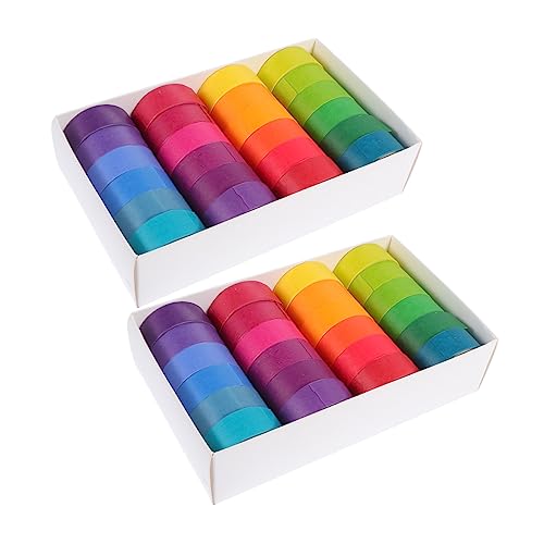 PERSELOSO 48 Rollen Washi Tape Farben DIY Papierklebeband für Bastelarbeiten Dekoration Journaling und Verpackung Wiederverwendbares Klebeband für Kreative Projekte von PERSELOSO