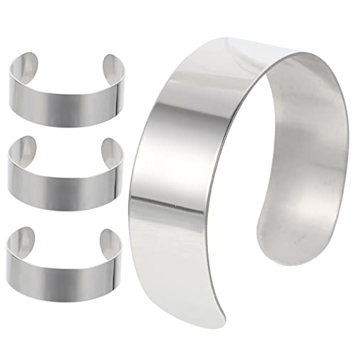 PERSELOSO 4Stücke Armband Biegestangen Innenteile für DIY Schmuckgestaltung Langlebige Stempel und Gravurblanks für Armbänder PERSELOSO 4Stücke Armband Biegestangen Innenteile für DIY Schmuckgestaltung Langlebige Stempel und Gravurblanks für Armbänder von PERSELOSO