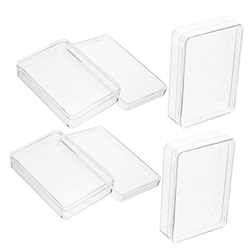 PERSELOSO 4Stücke Transparente Kunststoff Kartenboxen für Kartendecks Robuste Aufbewahrungslösung für Spielkarten Organisieren von Karten und Kleinen Gegenständen PERSELOSO 4Stücke Transparente Kunststoff Kartenboxen für Kartendecks Robuste Aufbewahrungslösung für Spielkarten Organisieren von Karten und Kleinen Gegenständen von PERSELOSO