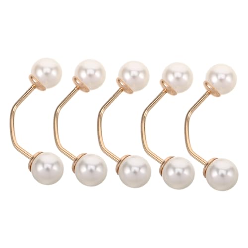 PERSELOSO 5 Elegante Knöpfe Aus Künstlichen Perlen Aus Metall: Unsichtbare Sicherheitsnadeln Für Damen – Kleidungsdekoration – Blusen, Strickjacken, Bastelarbeiten PERSELOSO 5 Elegante Knöpfe Aus Künstlichen Perlen Aus Metall: Unsichtbare Sicherheitsnadeln Für Damen – Kleidungsdekoration – Blusen, Strickjacken, Bastelarbeiten von PERSELOSO