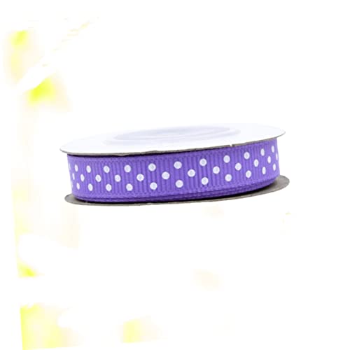 PERSELOSO 5 Rollen Breites Punktmuster Geripptes Geschenkband für DIY Dekorationen Partyzubehör und Bastelarbeiten Lila PERSELOSO 5 Rollen Breites Punktmuster Geripptes Geschenkband für DIY Dekorationen Partyzubehör und Bastelarbeiten Lila von PERSELOSO