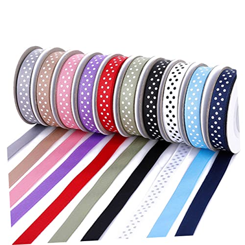 PERSELOSO 5 Rollen Geschenkband Breites Muster Dekoband für DIY Bastelarbeiten Party und Hochzeitsdekoration Schwarz PERSELOSO 5 Rollen Geschenkband Breites Muster Dekoband für DIY Bastelarbeiten Party und Hochzeitsdekoration Schwarz von PERSELOSO