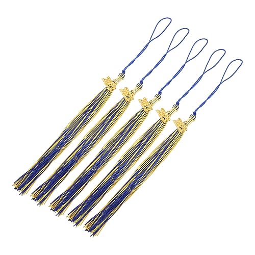 PERSELOSO 5 Stück Teiliges Abschluss Quasten mit Doktorhut Anhänger Leichte Strapazierfähige Tasseln für Akademische Abschlussfeier Dekorativ für Absolventen Party Accessoires PERSELOSO 5 Stück Teiliges Abschluss Quasten mit Doktorhut Anhänger Leichte Strapazierfähige Tasseln für Akademische Abschlussfeier Dekorativ für Absolventen Party Accessoires von PERSELOSO