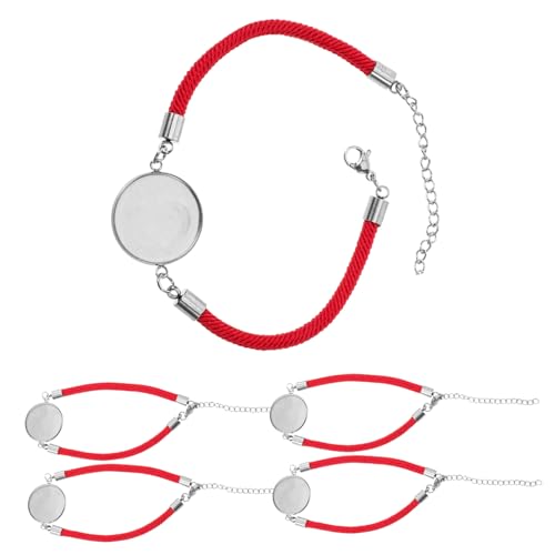 PERSELOSO 5 Stück Teiliges Armband Cabochon Rohlinge mit und Abdeckung für DIY Schmuckherstellung für Kreative Projekte und Designs PERSELOSO 5 Stück Teiliges Armband Cabochon Rohlinge mit und Abdeckung für DIY Schmuckherstellung für Kreative Projekte und Designs von PERSELOSO