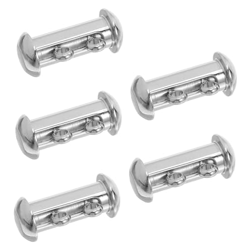 PERSELOSO 5 Stück Teiliges Edelstahl Doppelreihe Sicherer Verbinder Für Mehrlagige Halsketten Und Armbänder DIY Schmuckzubehör Langlebig Robust PERSELOSO 5 Stück Teiliges Edelstahl Doppelreihe Sicherer Verbinder Für Mehrlagige Halsketten Und Armbänder DIY Schmuckzubehör Langlebig Robust von PERSELOSO
